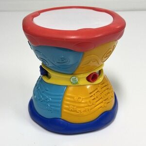 LEAPFROG ABC LEARN & GROOVE TOY ELECTRONIC DRUM Used Eng/Spanish Works Great